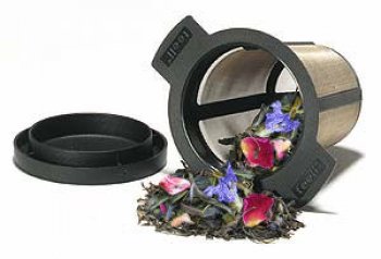 Dauerfilter schwarz mit Deckel Größe: M